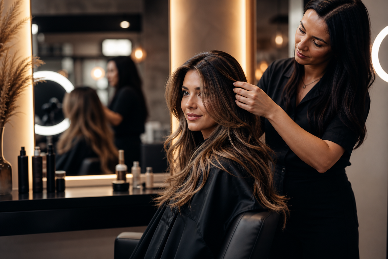 Beauty salon campaign concept sample