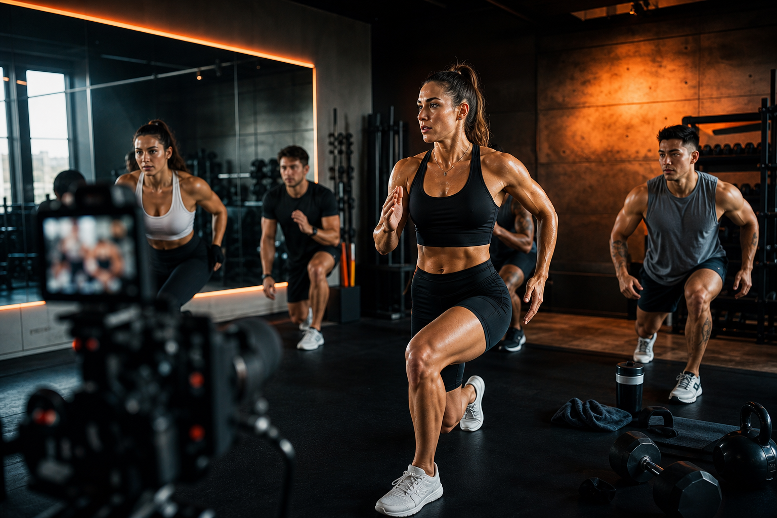 Fitness campaign concept sample
