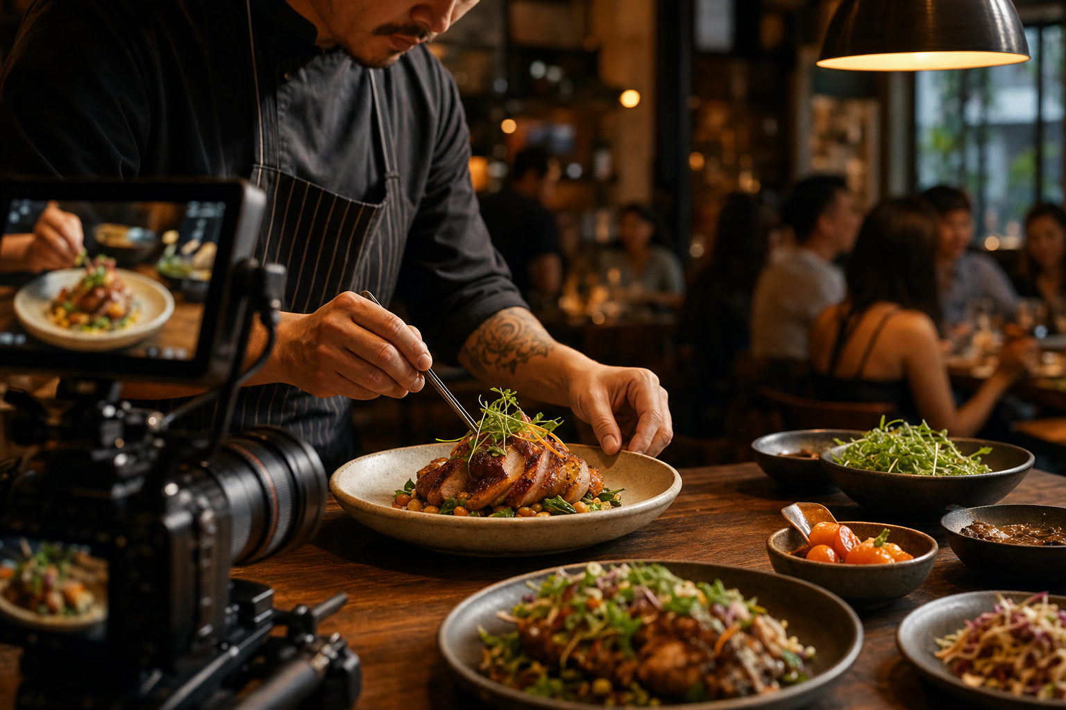 Restaurant campaign concept sample