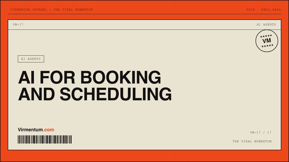 AI for Appointment Scheduling: Ending the Booking Back-and-Forth