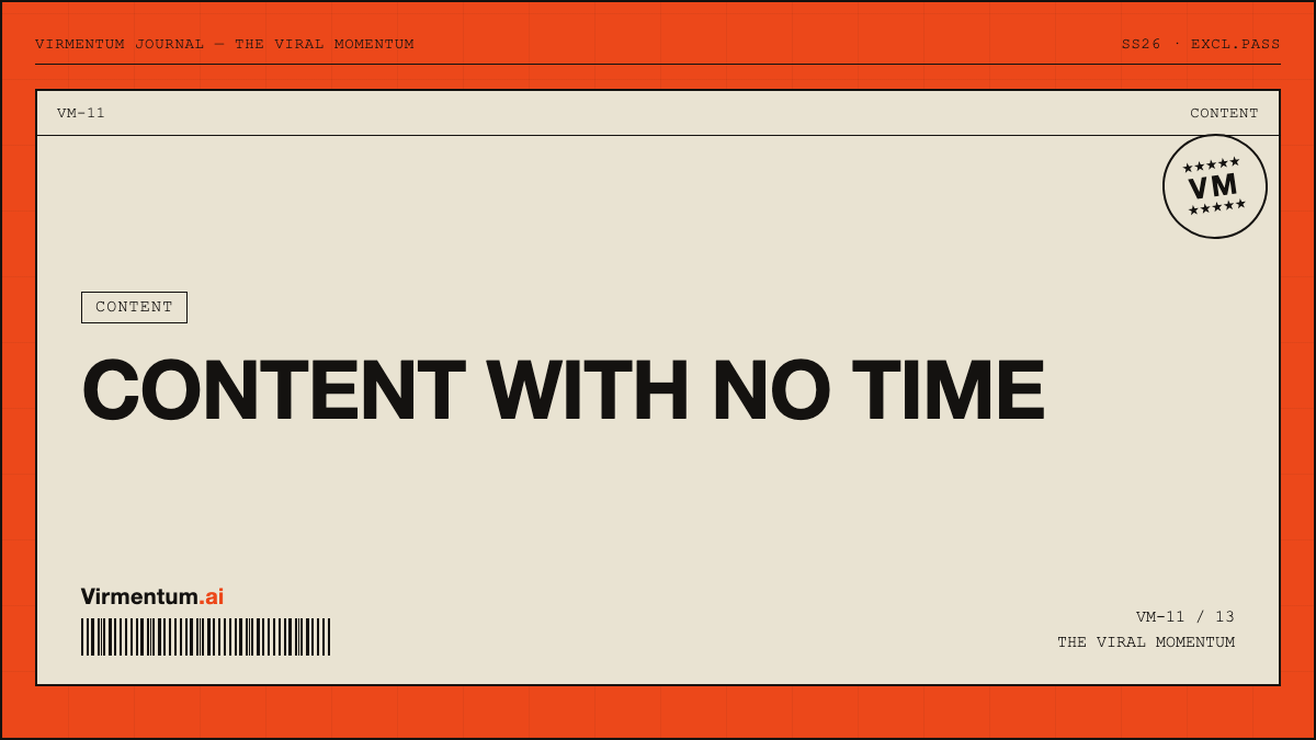 How to Make Content When You Have No Time (Small Business Guide)