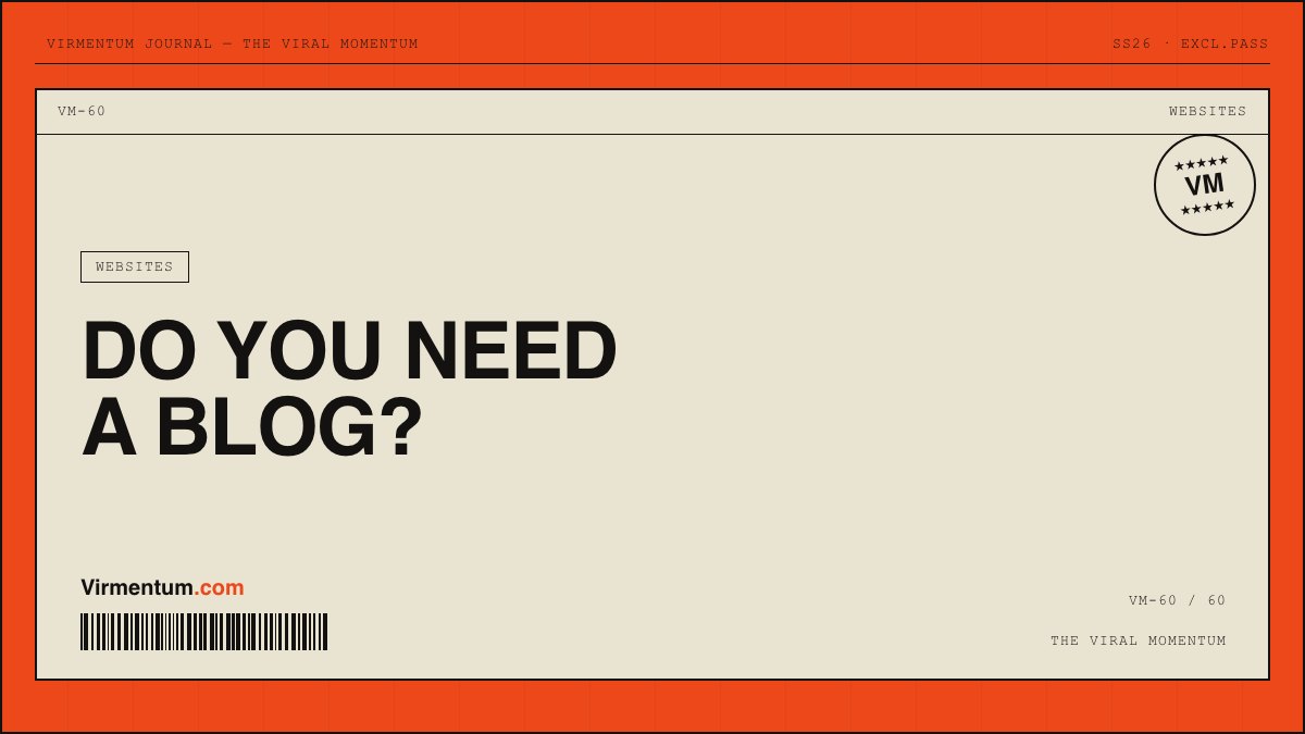 Do I Need a Blog on My Website? An Honest Answer for Small Business