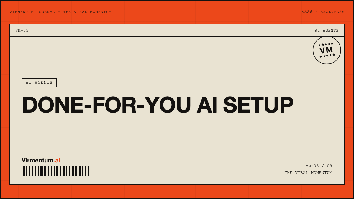 Done-For-You AI Setup: Automate Your Business Without Hiring