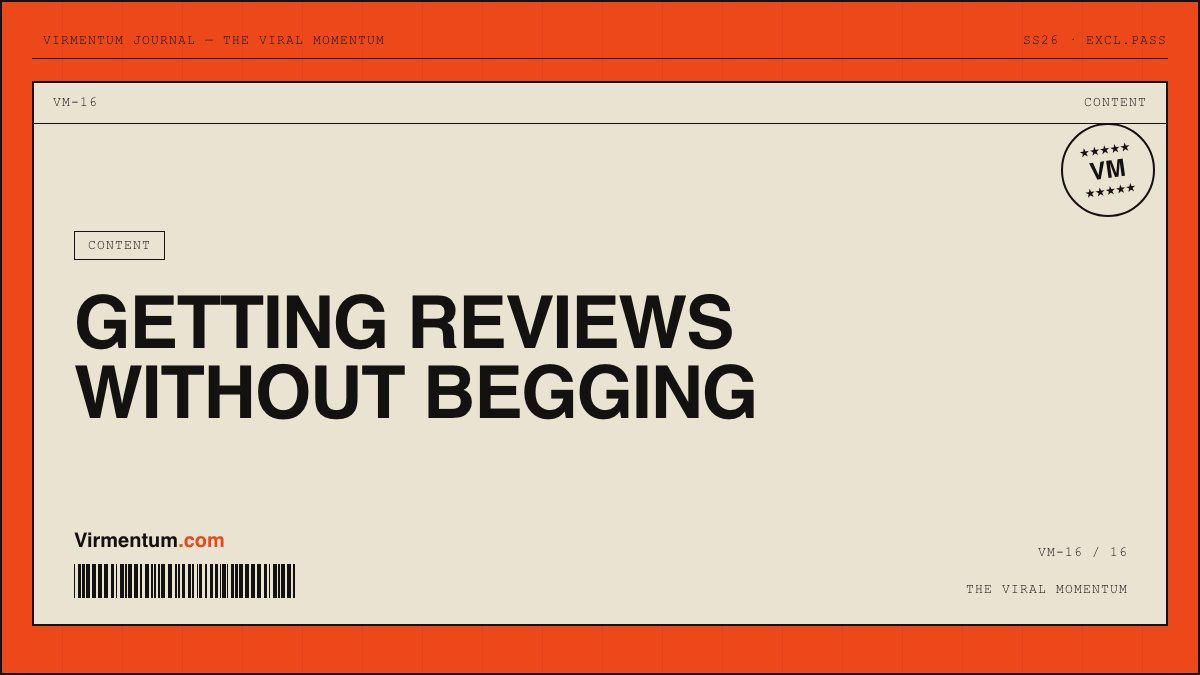 How to Get Customer Reviews Without Feeling Like You Are Begging