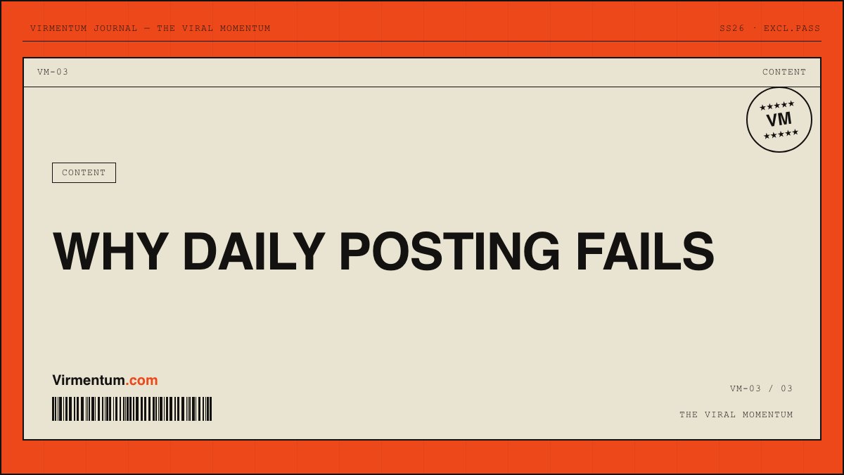 Why Posting Every Day Isn't Growing Your Business (and What Does)
