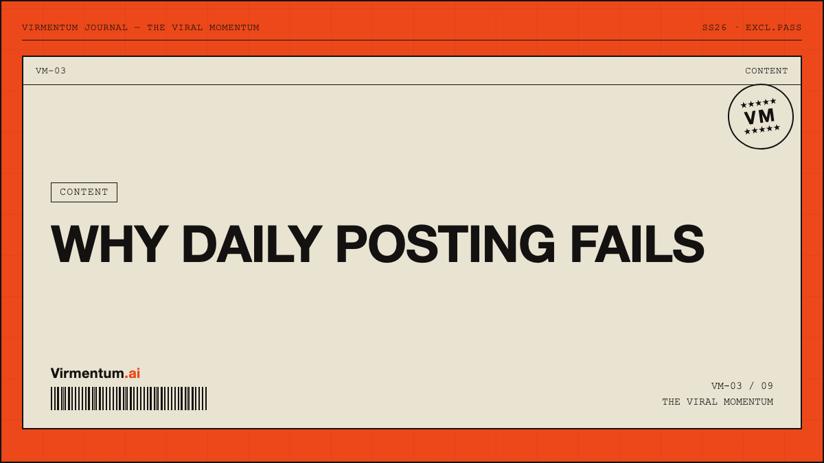 Why Posting Every Day Isn't Growing Your Business (and What Does)