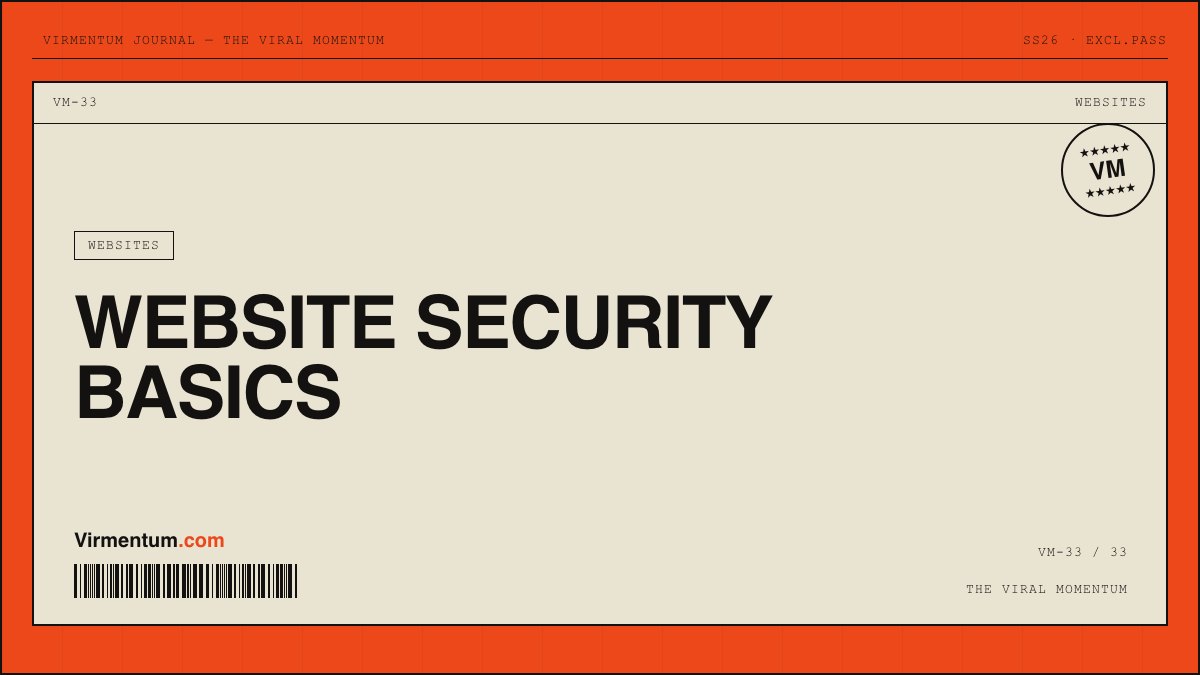 Website Security Basics Every Small Business Should Have