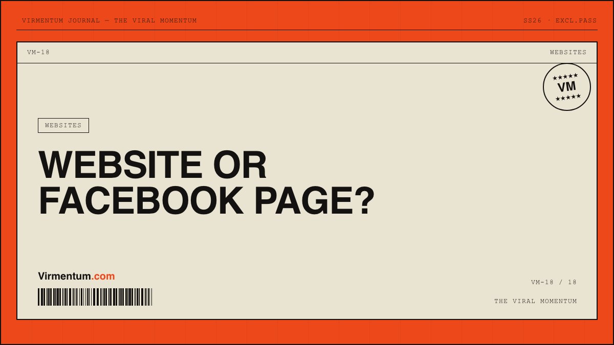 Website vs Facebook Page: What Each One Can and Cannot Do