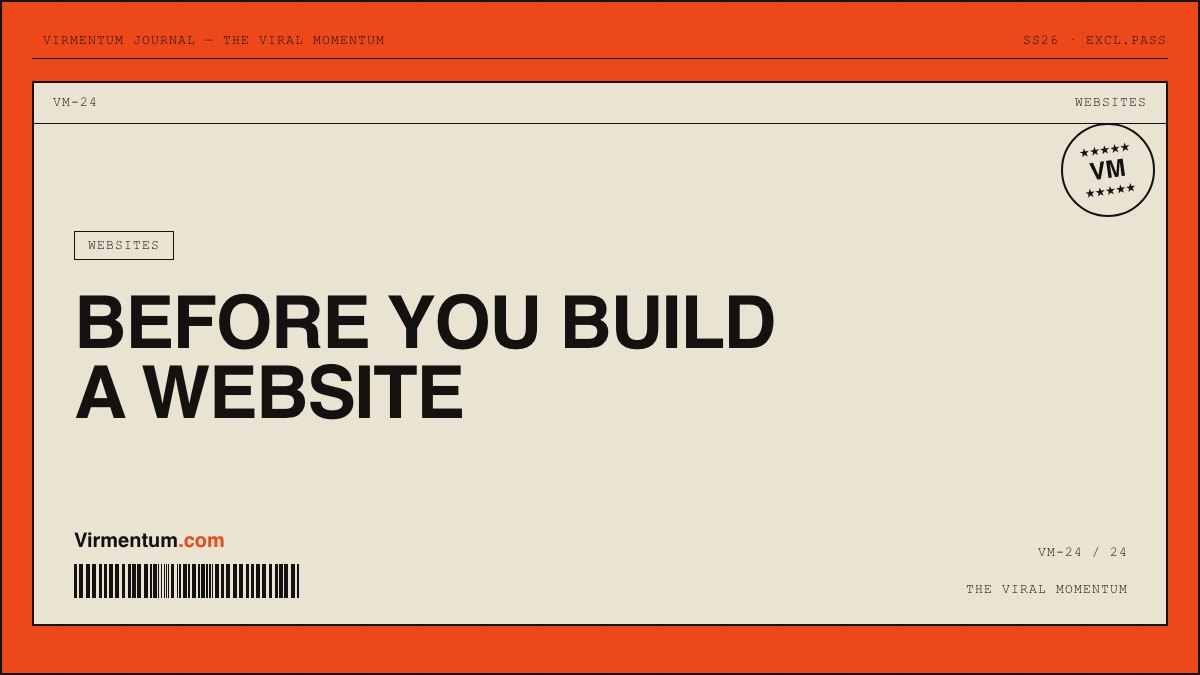 What to Prepare Before Building a Website (So It Does Not Stall)